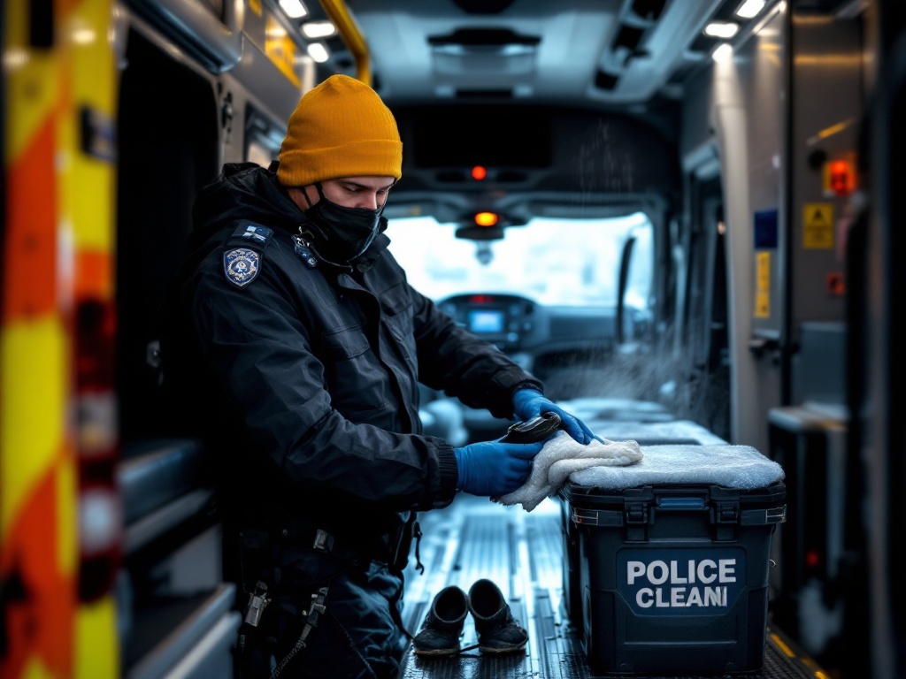 Police Cell Clean Up