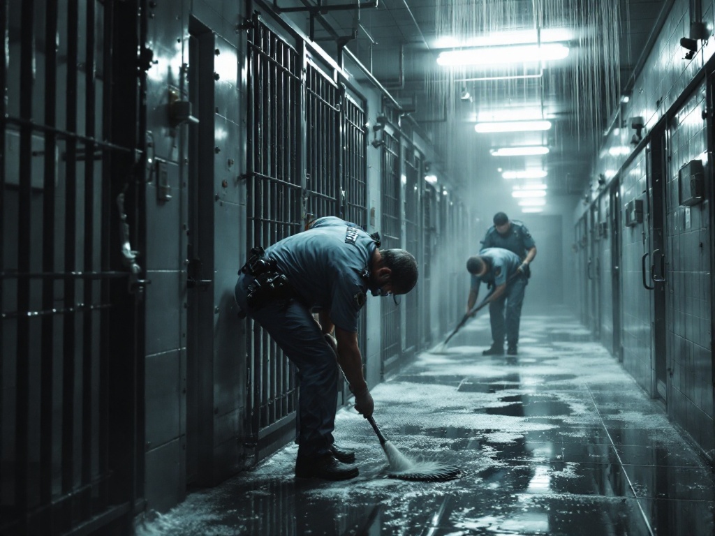 Police Cell Clean Up