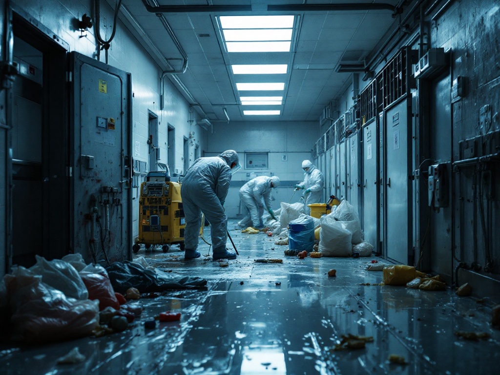 Police Cell Clean Up