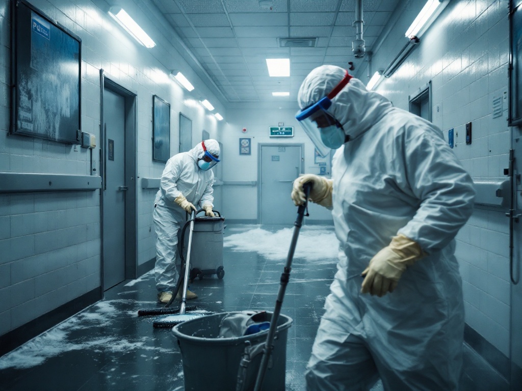 Police Cell Clean Up